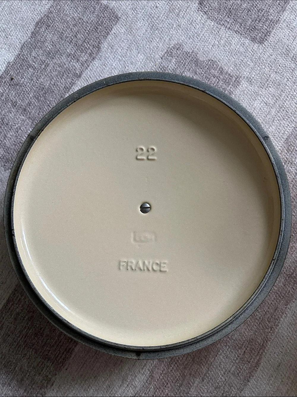 Le Creuset Yellow Enamel Cast Iron Dutch Oven - MAYBE Dijon